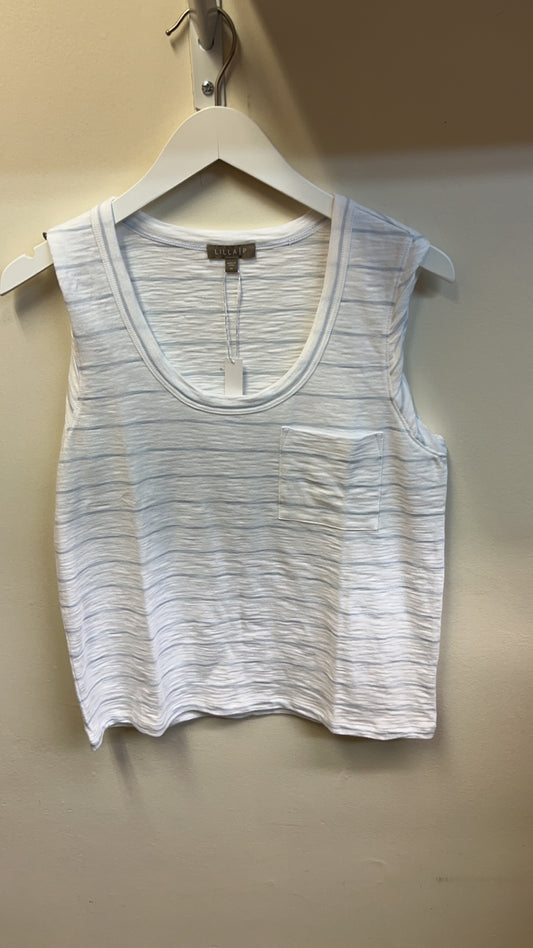 Striped Twisted Binding Tank