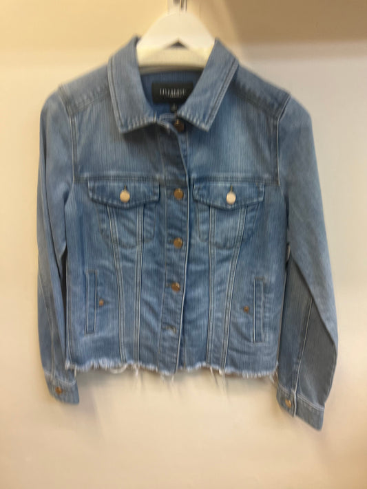 Trucker Jean Jacket W/ Frey Hem